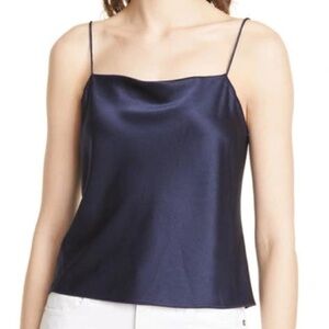 NWOT Nordstrom Navy Satin Cami